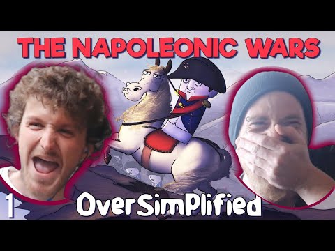 HISTORY FANS REACT - OVERSIMPLIFIED NAPOLEONIC WARS PART ONE UK -
