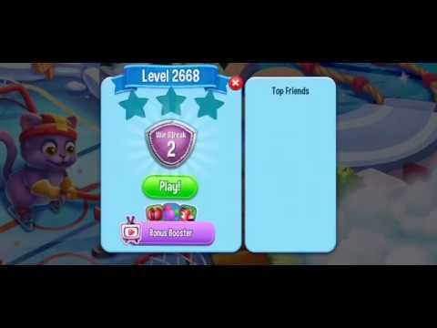How to complete level 2668 | PET RESCUE SAGA | music: Farewell