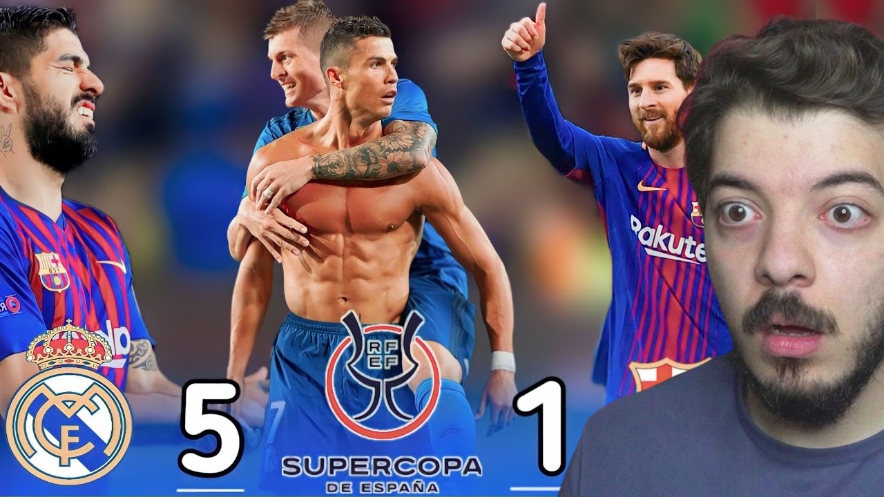 عندما قرر رونالدو تدمير برشلونة ! (كأس السوبر الإسباني 2017!😨)