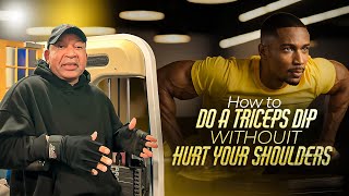 How to do a triceps dip and not hurt your shoulders | Refuse 2B Feeble
