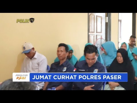 KAPOLRES PASER GELAR JUMAT CURHAT BERSAMA WARGA DESA KERESIK BURA