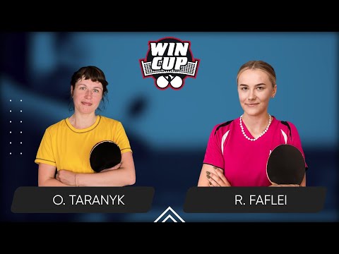 18:45 Olena Taranyk - Romaniia Faflei  West 4 WIN CUP 19.04.2024 | TABLE TENNIS WINCUP