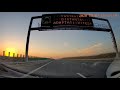 Constanța București La Apus Pe Autostrada ️ A2