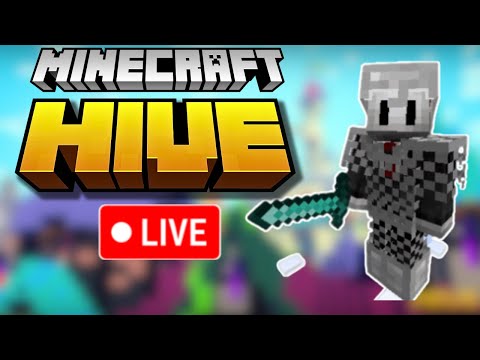 Insane Minecraft Chaos - Join FeeDStunz for Hive Live CS!