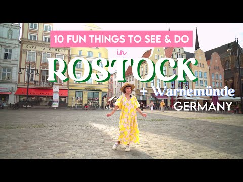 10 Fun Things to Do in Rostock (+ Warnemünde), Germany [Summer Travel] 4K