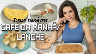 4 IDEIAS DE CAFÉ DA MANHÃ SUPER FÁCIL E SAUDÁVEL | VERSÃO SALGADO