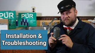 How to Install a Pur Plus Water Filter and Troubleshoot No-Water or Red Light Issues