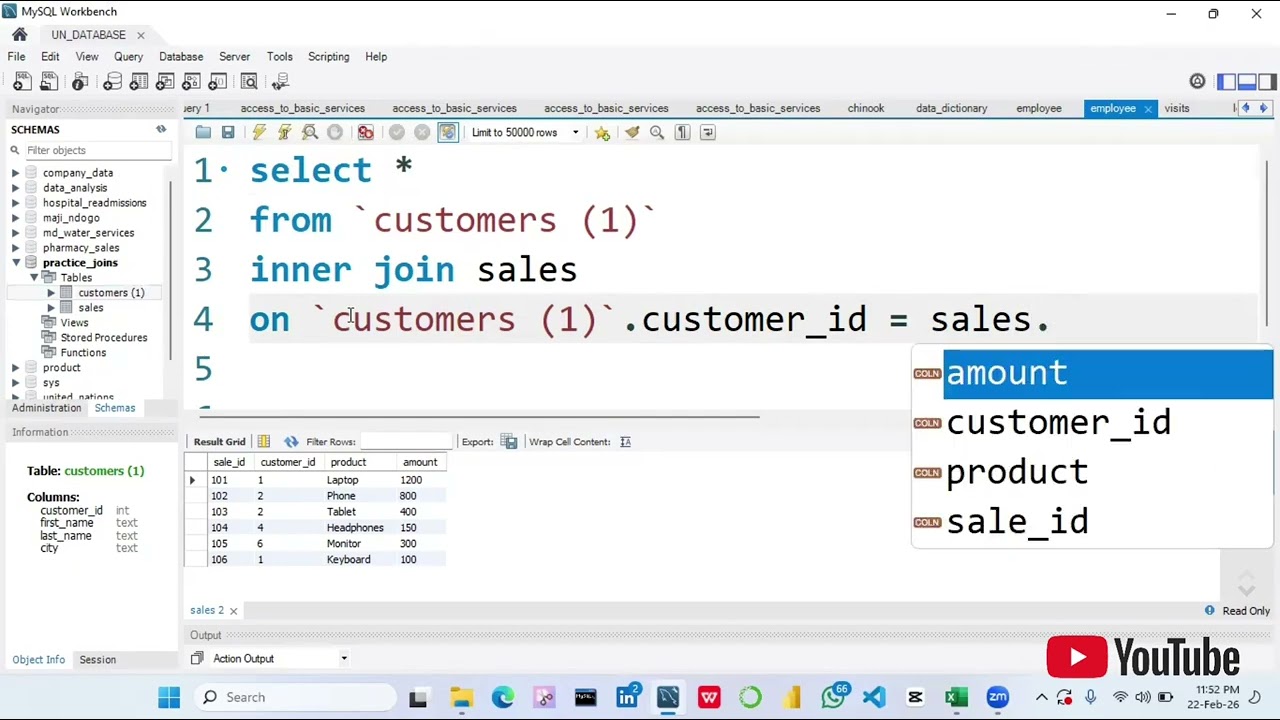 𝗦𝗤𝗟 𝗜𝗡𝗡𝗘𝗥 𝗝𝗢𝗜𝗡 𝗧𝘂𝘁𝗼𝗿𝗶𝗮𝗹 𝗳𝗼𝗿 𝗕𝗲𝗴𝗶𝗻𝗻𝗲𝗿𝘀 | 𝗟𝗲𝗮𝗿𝗻 𝗦𝗤𝗟 𝗝𝗼𝗶𝗻𝘀 𝗦𝘁𝗲𝗽 𝗯𝘆 𝗦𝘁𝗲𝗽