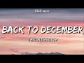 Taylor Swift - Back To December (Taylor's Version) (Lyrics)