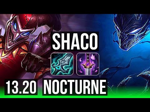 SHACO vs NOCTURNE (JNG) | Rank 2 Shaco, 11/2/12, Dominating | EUW Grandmaster | 13.20