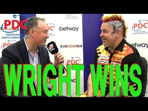 FANTASTIC WIN FOR PETER WRIGHT ON PREMIER LEAGUE DARTS DEBUT