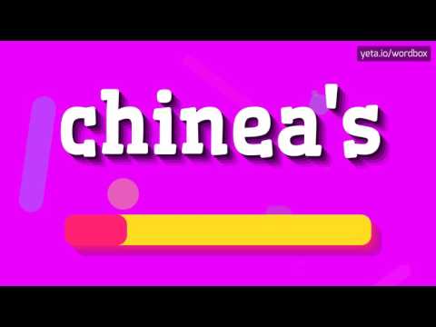 HOW TO PRONOUNCE CHINEA'S? #chinea's
