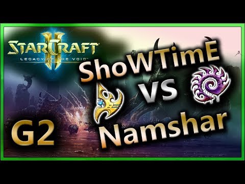 Starcraft 2 - ShoWTimE vs Namshar [PvZ] Bo5 G2 - Catalyst (2018)