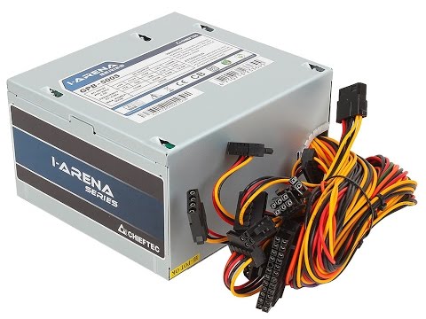 CHIEFTEC GPB 500W ATX 230V >85proc PFC urmu video