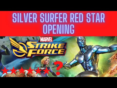 SILVER SURFER RED STAR OPENING - MSF - Marvel Strike Force