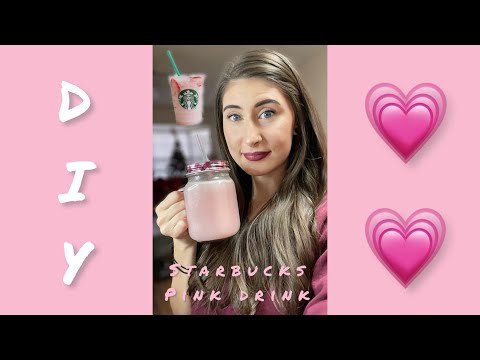 Starbucks Pink Drink Recipe // How To Make It At Home