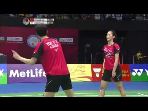 Yonex Sunrise Hong Kong Open 2015 | Badminton SF M4-XD | Zhang/Zhao vs Yoo/Chang