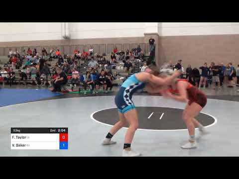 53 Kg Rr Rnd 2 Felicity Taylor Team Iowa Vs Vayle Baker Team Pennsylvania