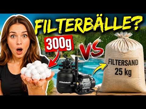Steinbach Filteranlage Active Balls+ | Filterbälle Pool: Klar heißt nicht sauber
