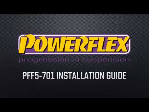 Powerflex - BMW Front Radius Arm Front Bush PFF5-701 Fitting Guide