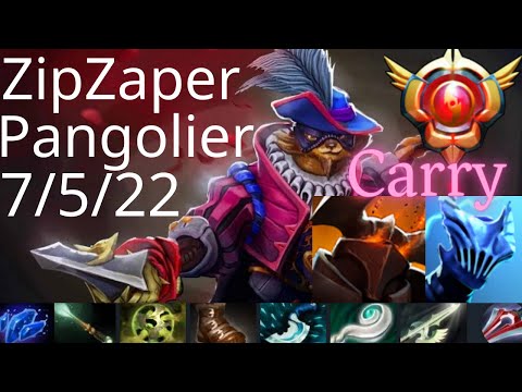 ZipZaper Pangolier vs Chaos Knight, Storm Spirit, Tidehunter - Bald vs NBH g1 DPC EU dota2