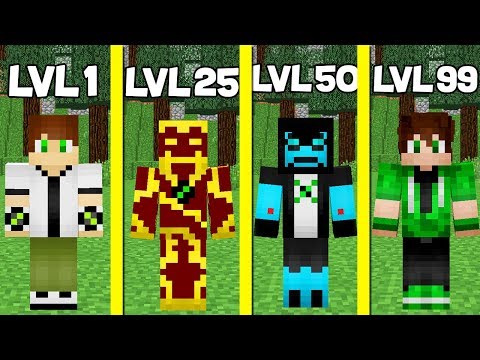 ⚠️ BEN 10 SEVİYELERİ! - Minecraft ⚠️