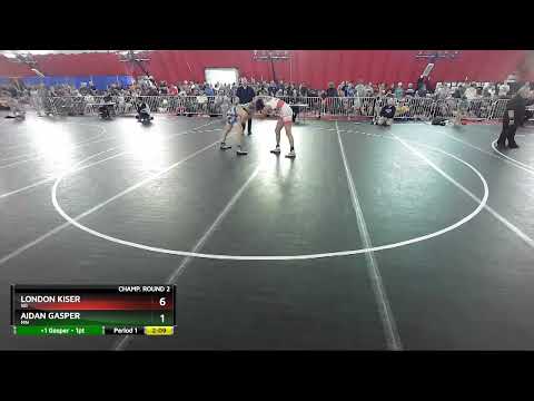 182 Lbs Champ. Round 2 - London Kiser, WI Vs Aidan Gasper, MN C067