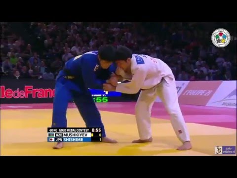 Judo 2016 Grand Slam Paris: Mushkiyev (AZE) - Shishime (JPN) [-60kg] final