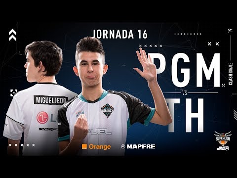 PENGUINS VS TEAM HERETICS | SUPERLIGA ORANGE CLASH ROYALE | (partido 6) Jornada 16