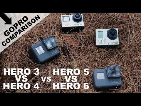 GoPro Comparison | Hero 3 vs Hero 4 vs Hero 5 vs Hero 6 | Audio + Visual Comparison | DansTube.TV