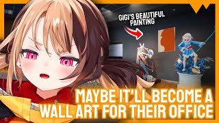 Gigi Plans to Bring Her Orange Painting to the Holo EN Serendipity Concert