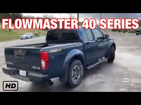 2019 Nissan Frontier PRO-4x EXHAUST w/ FLOWMASTER 40 SERIES!