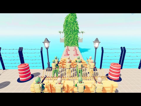 Zombie 100 Units vs Army - Totally Accurate Battle Simulator TABS