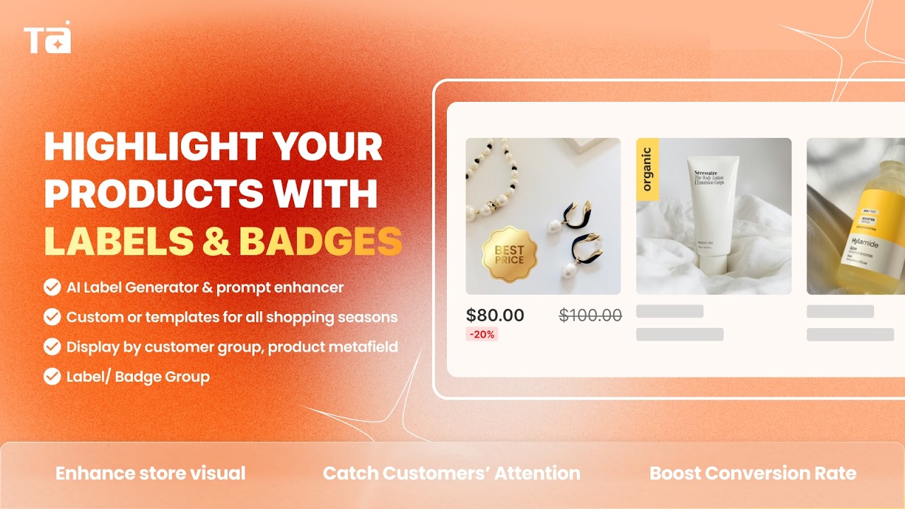 TA AI Product Labels & Badges Demo