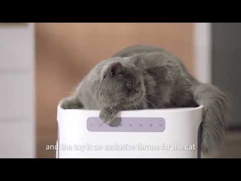 Gambar Krisbow Sync Smart Pet Air Purifier 30 m2 CADR 300 m3/jam - Putih