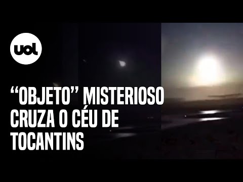 'Objeto' misterioso cruza o céu de Tocantins e assusta moradores de Sandolândia; veja vídeo