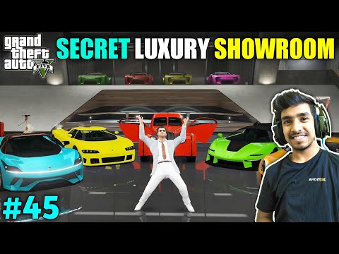 MY SECRET LUXURY CAR SHOWROOM | GTA V GAMEPLAY #45