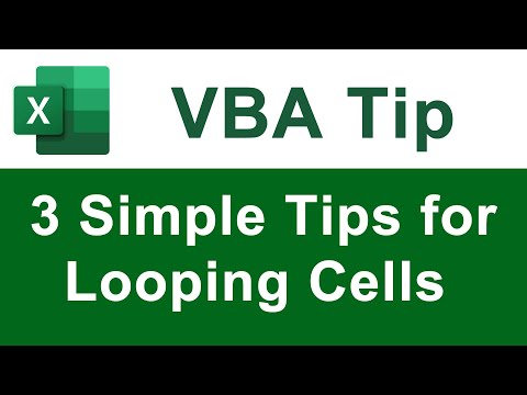 3 Simple Tips for Looping Cells in VBA for Excel