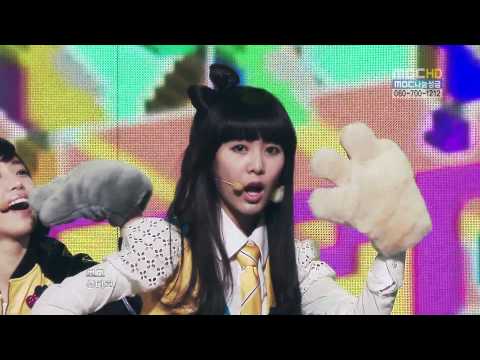 12.12.2009 [Music Core] T-ARA: Bo Peep Bo Peep