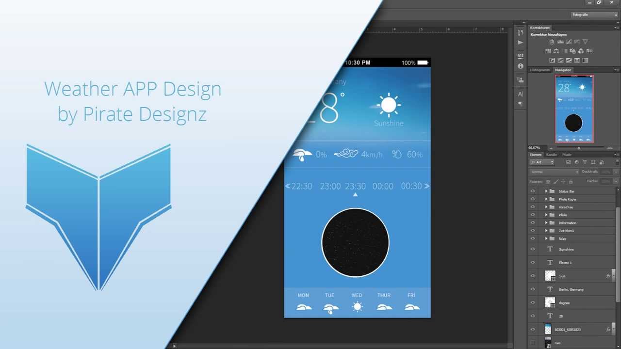 Weather APP Concept IOS7 by PirateDesignz