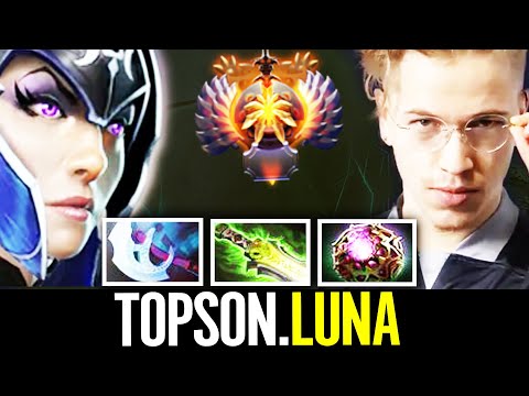 TOPSON Luna [FULL GAMEPLAY] - Midlane Pro Guide | Dota 2 IMMORTAL GAMEPLAY