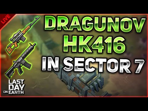 🔴 DRAGUNOV AND HK416 IN SECTOR 7?! 1.9.5 UPDATE?! #132 - Last Day on Earth: Survival LIVESTREAM