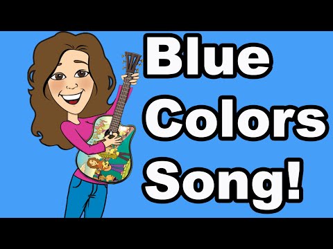 Learn Colors Song for Children, Blue Color of the Day by Pattys Shukla Primary Songs | Sign Language