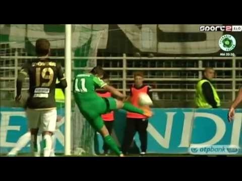 Markus Adrián gólja a Kaposvári Rákóczi FC - Ferencvárosi TC mérkőzésen