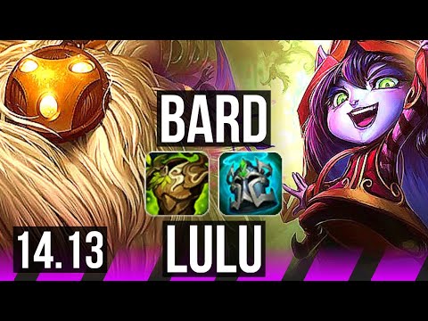 BARD & Aphelios vs LULU & Jinx (SUP) | 3/1/16, Rank 8 Bard | VN Challenger | 14.13