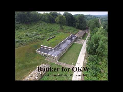 Hitler bunker margival by drone. FHQ Wolfsschlucht 2