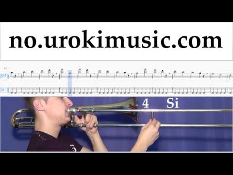 Trombone Kurs Passenger - Let Her Go Trening Studie Del 1 øvelser um-i935