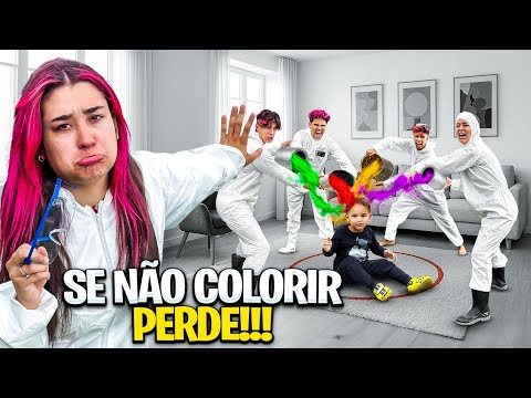 SE NÃO COLORIR SEU ITEM PRECIOSO , PERDE ! *O Davi se sujou ?