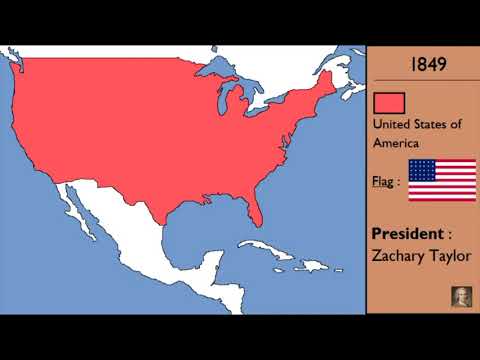 История Соединённых Штатов Америки по карте. 🇺🇸🇺🇸🇺🇸🇺🇸🇺🇸.