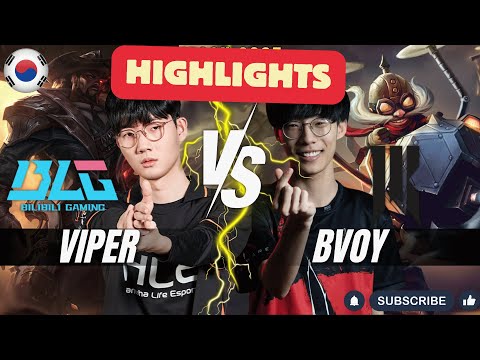 BLG Viper vs SR Bvoy HIGHLIGHTS - Viper LUCIAN vs Bvoy CORKI ADC - Patch 25.24 KR Ranked | lolrec